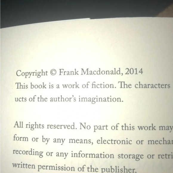 5/$25 Tinker & Blue Novel by Frank Macdonald 2014 SIGNED Nova Scotia Cape Breton - Picture 8 of 9